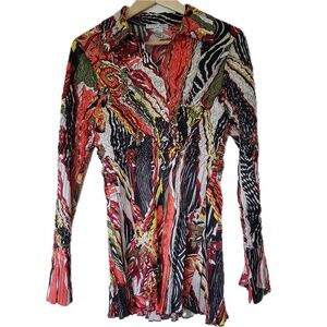 Alberto Makali Pleated Top Size L